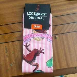 Hogsmeade and honey dukes candy Harry Potter socks